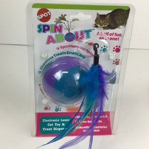 Spot Spin About Electronic Laser Cat Toy & Treat Dispenser